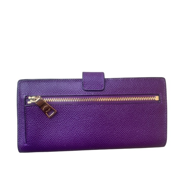 Coach Rich Purple Leather Wallet - Picture 2 of 6